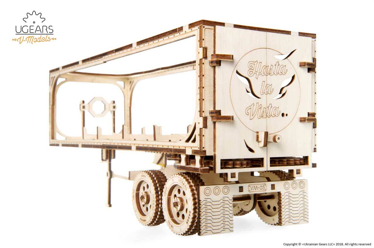 Ugears Trailer for Heavy Boy Truck - Gifts For Dad