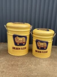 Golden Fleece Ram Storage Tubs - Set of Two - Gifts For Dad