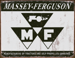 Sign - Massey Ferguson Logo - Gifts For Dad
